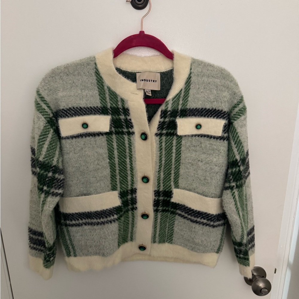 Industry button down cardigan xs